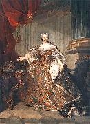 Louis Tocque Portrait of Marie Leszczynska Queen of France painting